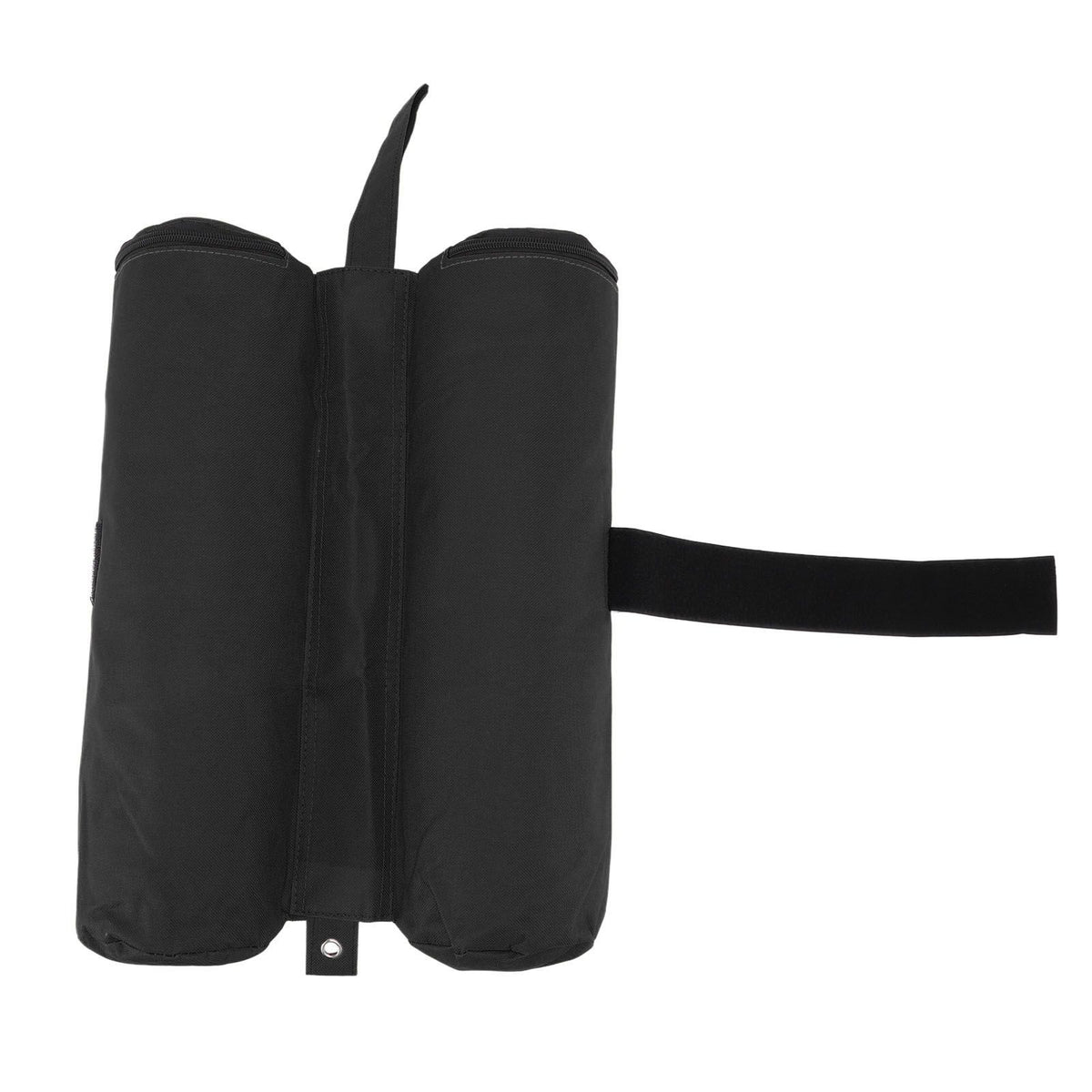 Tent Sand Bag Hook and Loop Design Tent Weight Bag Fixed Sandbags for Outdoor Tents Canopies Sun Umbrellas Black