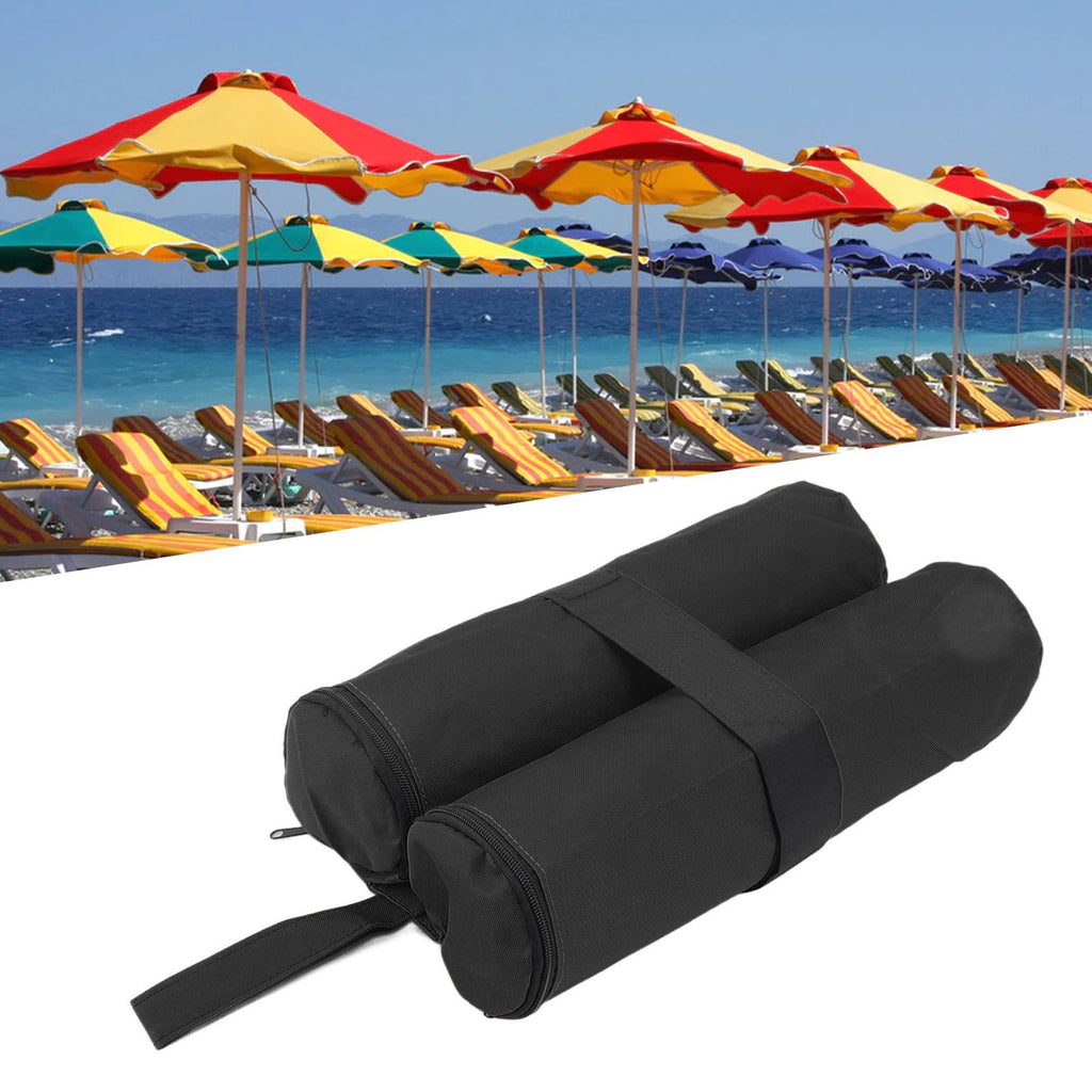 Tent Sand Bag Hook and Loop Design Tent Weight Bag Fixed Sandbags for Outdoor Tents Canopies Sun Umbrellas Black