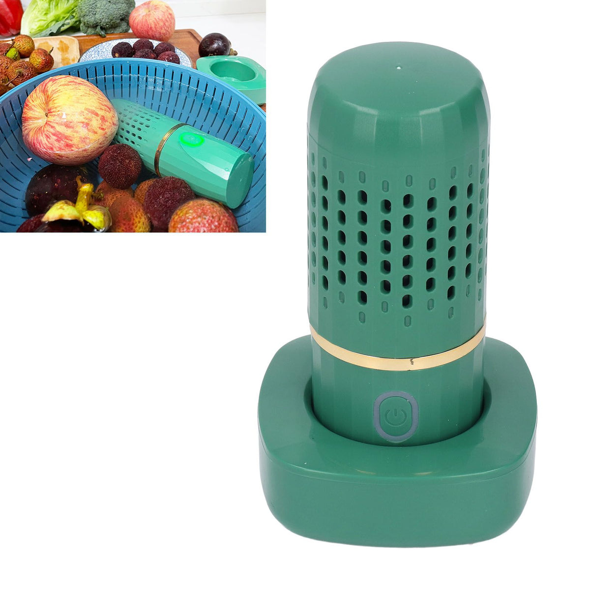 Fruit Cleaning Machine USB Charging IPX7 Waterproof Portable Automatic Vegetable Washing Machine for Home Travel