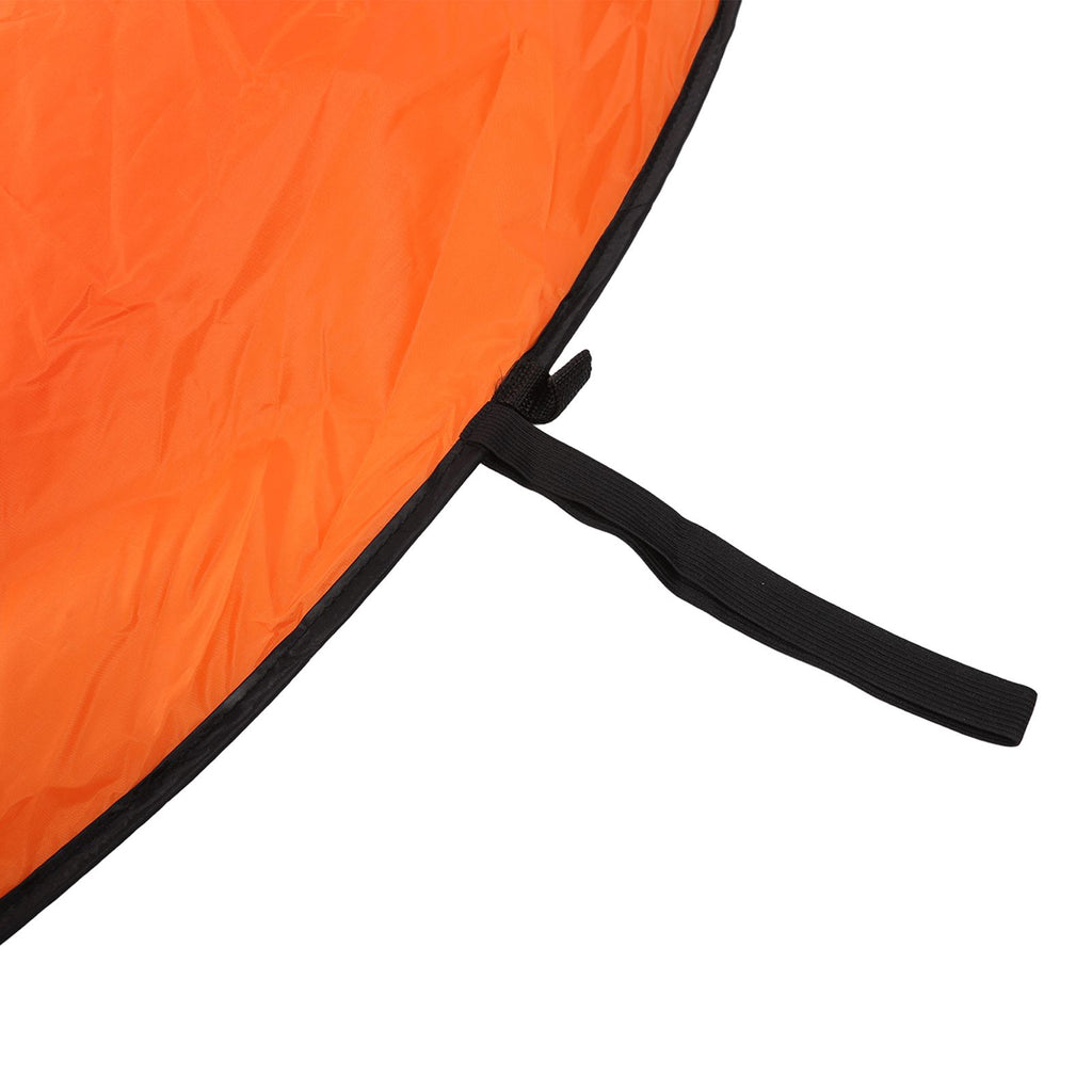 Foldable Kayak Boat Wind Sail EVA Reduced UV Radiation Portable Downwind Wind Paddle Sail for Outdoor Sport Orange