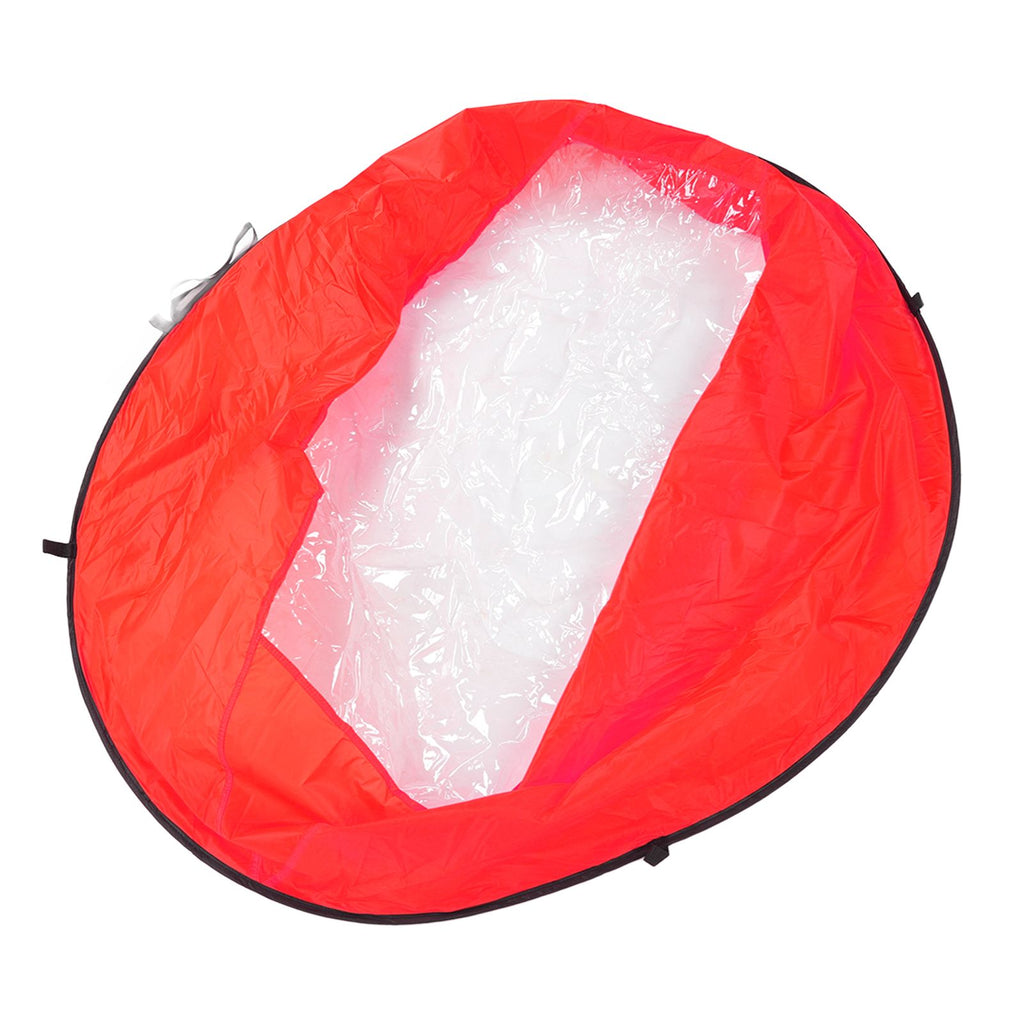 Foldable Kayak Boat Wind Sail EVA Reduced UV Radiation Portable Downwind Wind Paddle Sail for Outdoor Sport Red