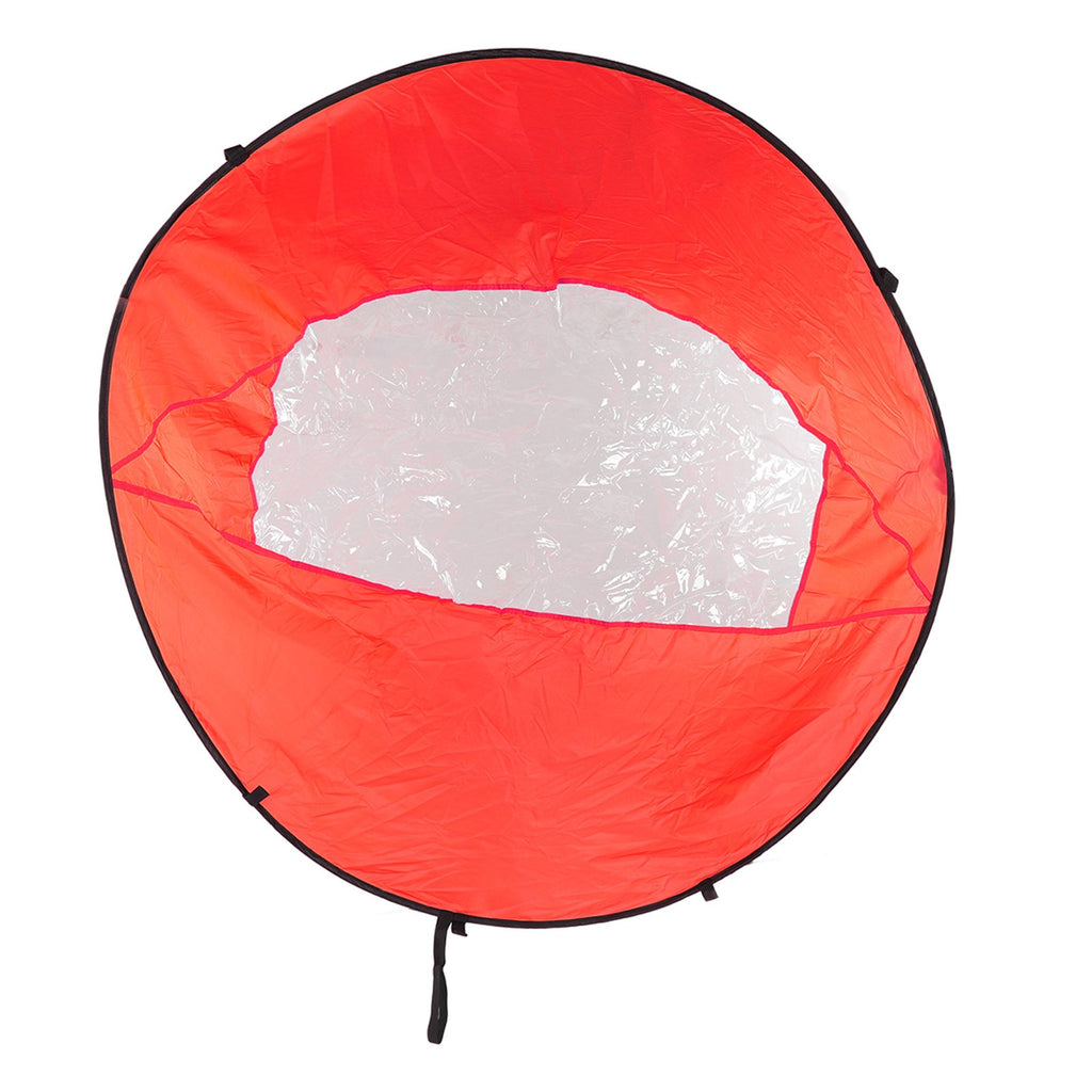 Foldable Kayak Boat Wind Sail EVA Reduced UV Radiation Portable Downwind Wind Paddle Sail for Outdoor Sport Red