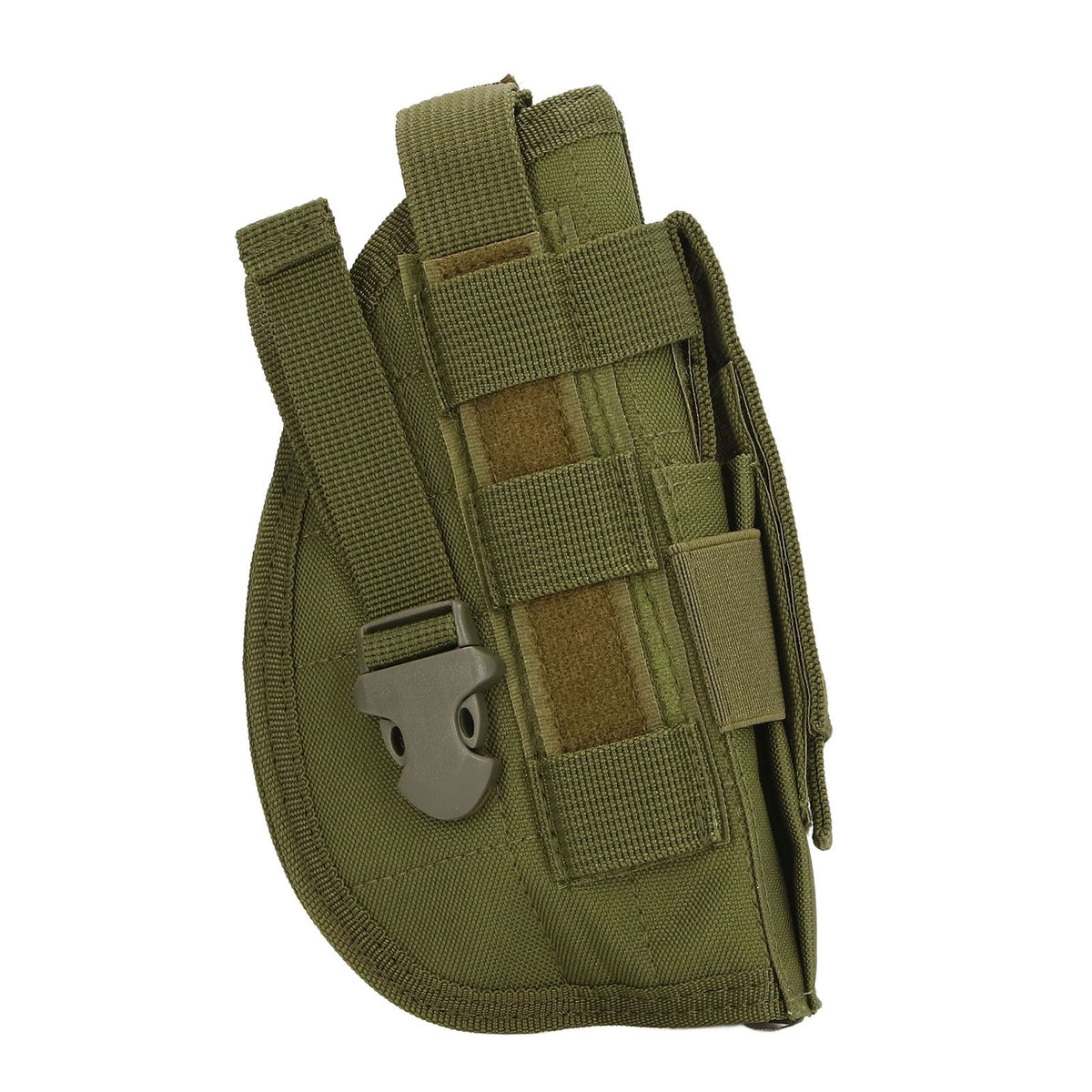Molle Belt Holster Pouch Military Outdoor Waist Packs Multipurpose Nylon Holster Bag for Hunting Camping Olive Green