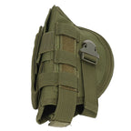 Molle Belt Holster Pouch Military Outdoor Waist Packs Multipurpose Nylon Holster Bag for Hunting Camping Olive Green