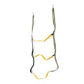 Boat Marine Rope Ladder Boarding Rope Ladder for Inflatable Boat Kayak Motorboat Canoeing Fluorescent Green 3 Stairs
