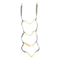 Boat Marine Rope Ladder Boarding Rope Ladder for Inflatable Boat Kayak Motorboat Canoeing Fluorescent Green 4 Stairs