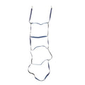 Boat Marine Rope Ladder Boarding Rope Ladder for Inflatable Boat Kayak Motorboat Canoeing Blue 5 Stairs