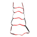 Boat Marine Rope Ladder Boarding Rope Ladder for Inflatable Boat Kayak Motorboat Canoeing Red 5 Stairs