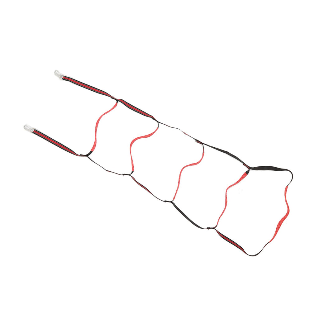 Boat Marine Rope Ladder Boarding Rope Ladder for Inflatable Boat Kayak Motorboat Canoeing Red 5 Stairs