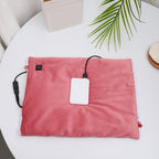Electric Heating Pouch Green Velvet Heated Hand Warmer Pouch for Hunting Camping Xmas Gifts