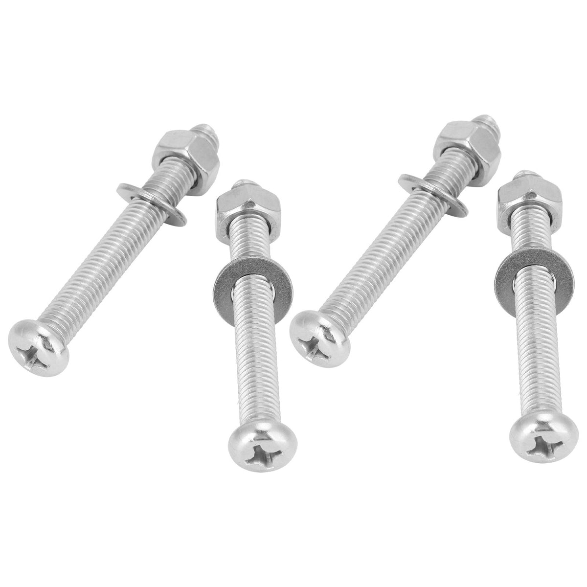 4 Sets Swimming Pool Step Fastener Bolts Nut Underwater Ladder Replacement Parts 7mm