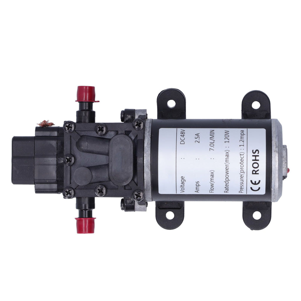 DC48V 120W DC Intelligent Diaphragm Pump 7.0L/MIN Automatic Atomizing High Pressure Pump
