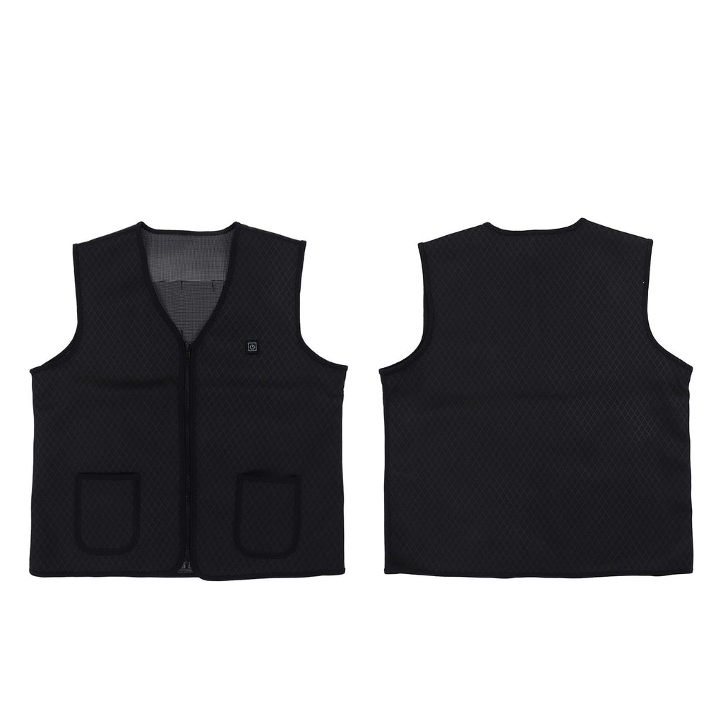USB Electric Heated Vest Heating Vest Clothes with 3 Adjustable Levels for Men Women XL