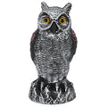Fake Simulation Owl Statue Decoration Outdoor Garden Plastic Repeller Hunting Decoy1020‑1