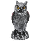 Fake Simulation Owl Statue Decoration Outdoor Garden Plastic Repeller Hunting Decoy1020‑1
