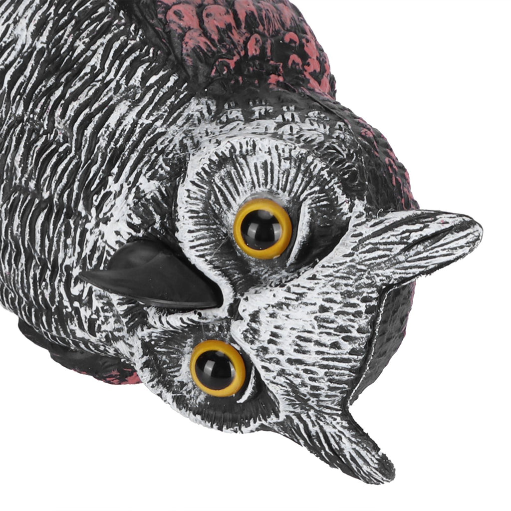 Fake Simulation Owl Statue Decoration Outdoor Garden Plastic Repeller Hunting Decoy1020‑1
