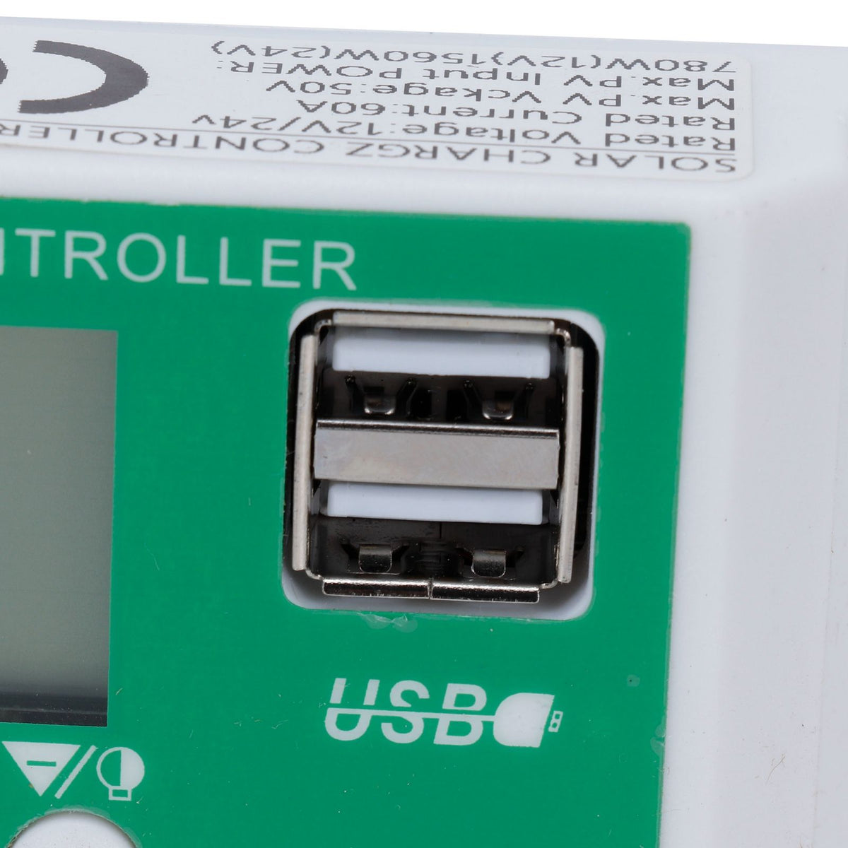 60A 12V 24V PWM Solar Panel Battery Regulator Charge Controller Auto Focusing Tracking