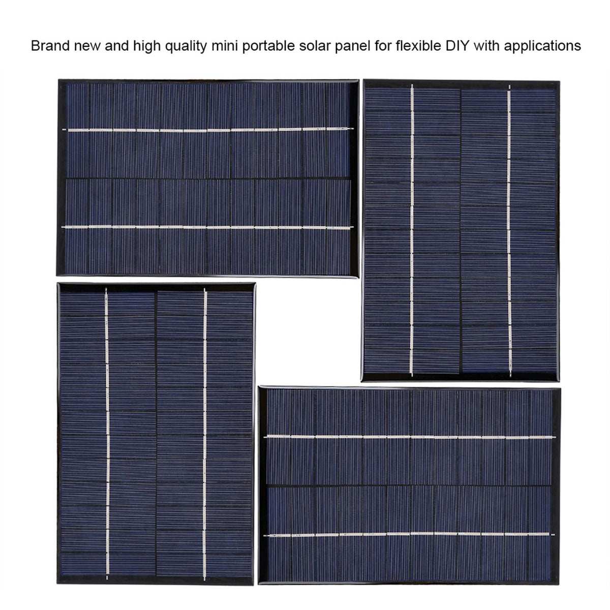 4.2W 12V Mini Portable Polysilicon Solar Panel DIY Power Module Battery Charger