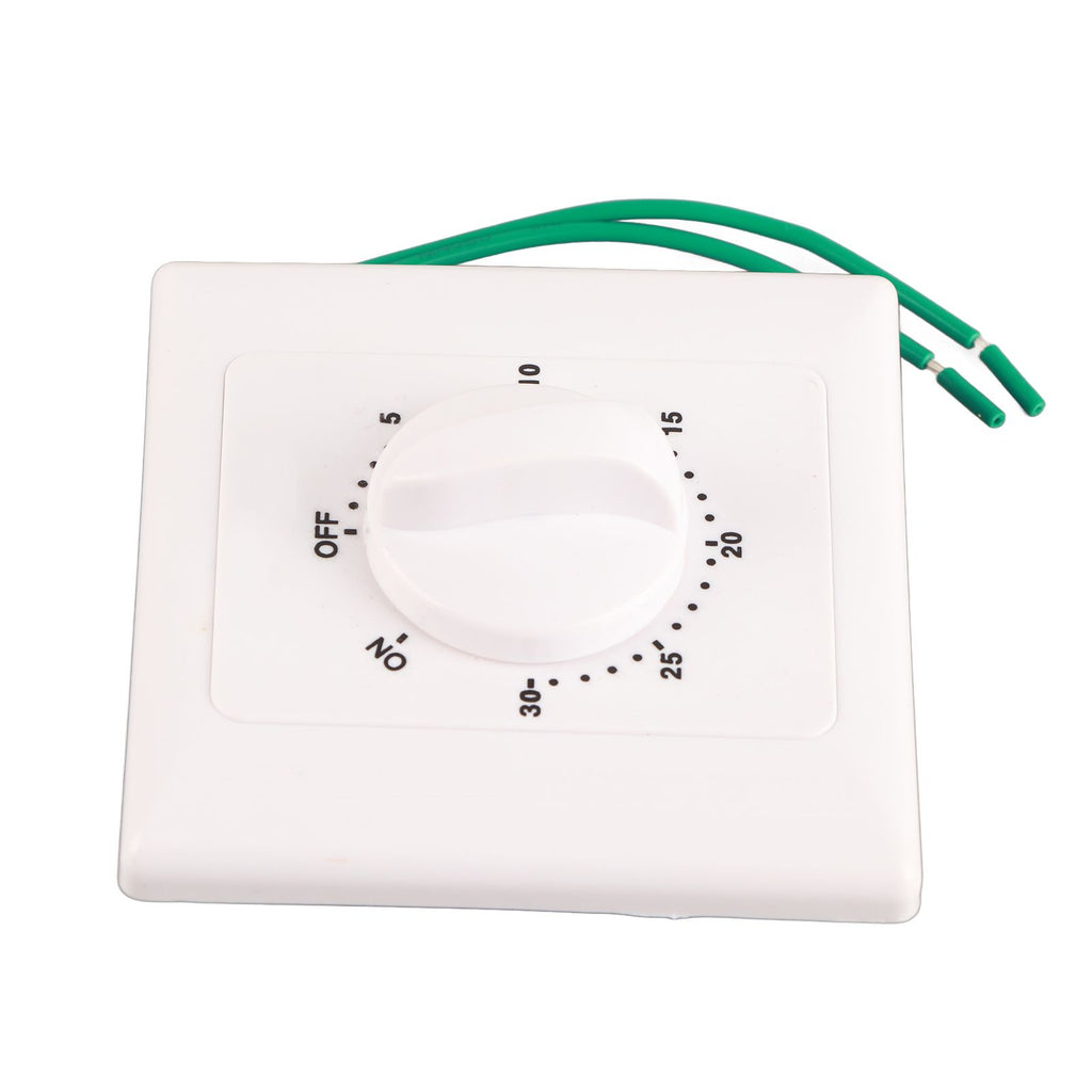 AC 220V Pump Timer Mechanical Time Switch Countdown Control 86 Panel Wall Mount 30 Min