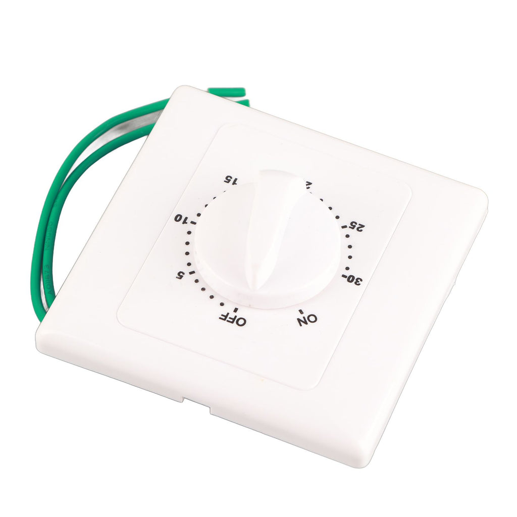 AC 220V Pump Timer Mechanical Time Switch Countdown Control 86 Panel Wall Mount 30 Min