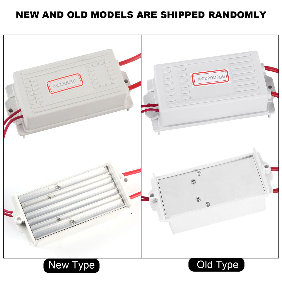 Ozone Generator Ozonator Ionizer Tube Air Purifier Quartz Tube Power Supply 220V 3G