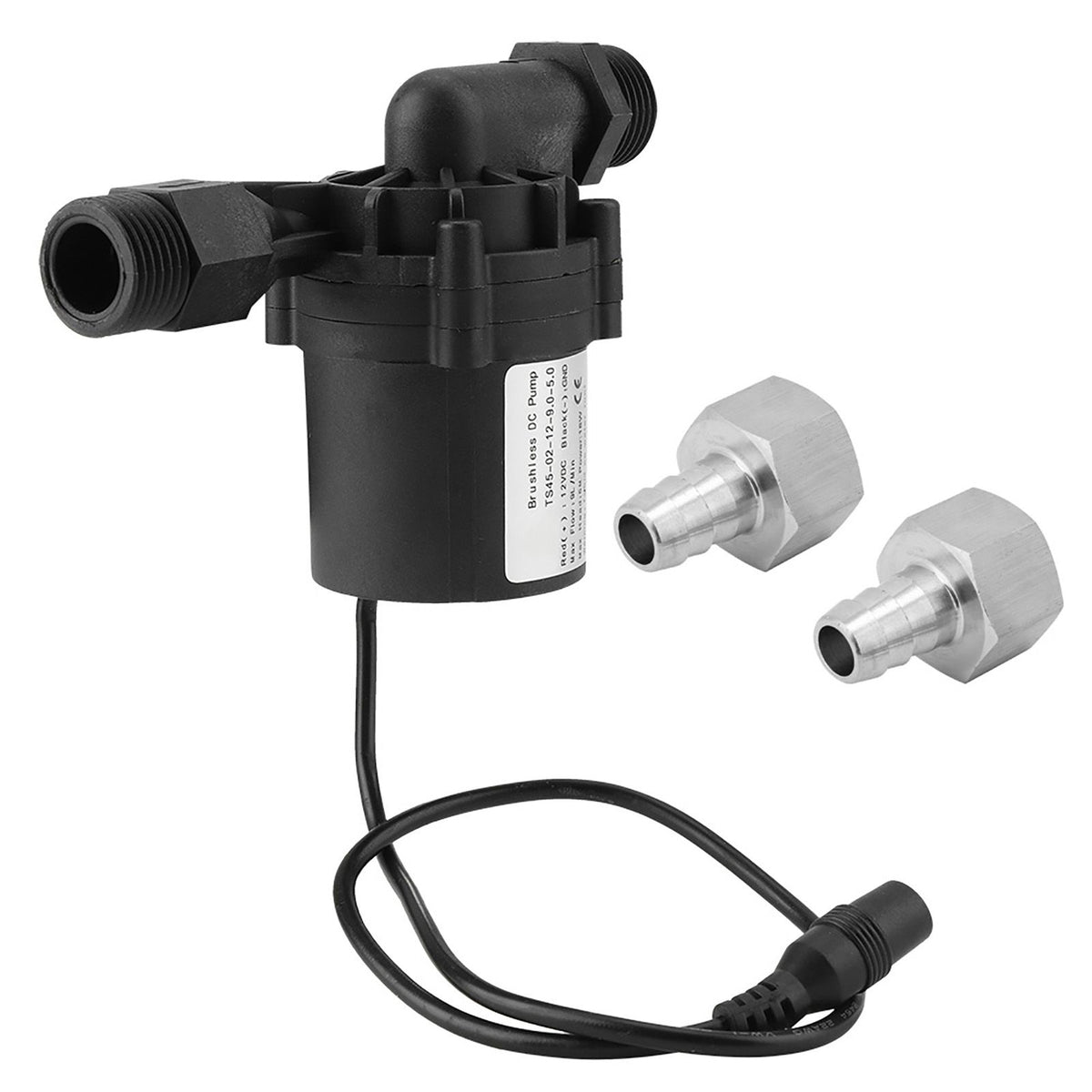 DC 12V 18W Brewing Homebrew Pump Circulation Brushless Beer Pumps(with connector)