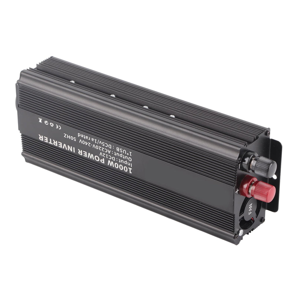 Correction Sine Wave Inverter 12 V Converter 220V 1000W Power Inverter with Solar Panel
