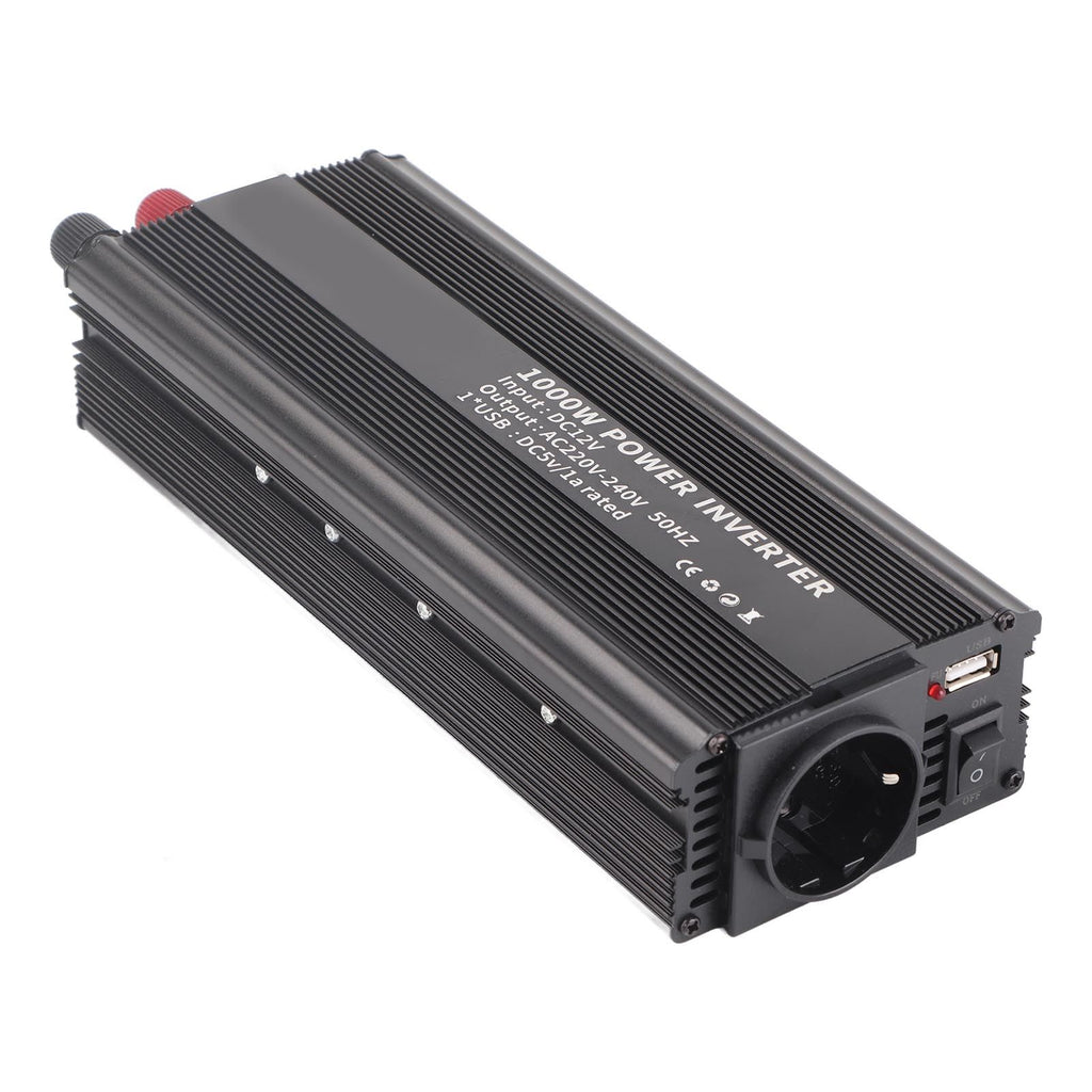 Correction Sine Wave Inverter 12 V Converter 220V 1000W Power Inverter with Solar Panel