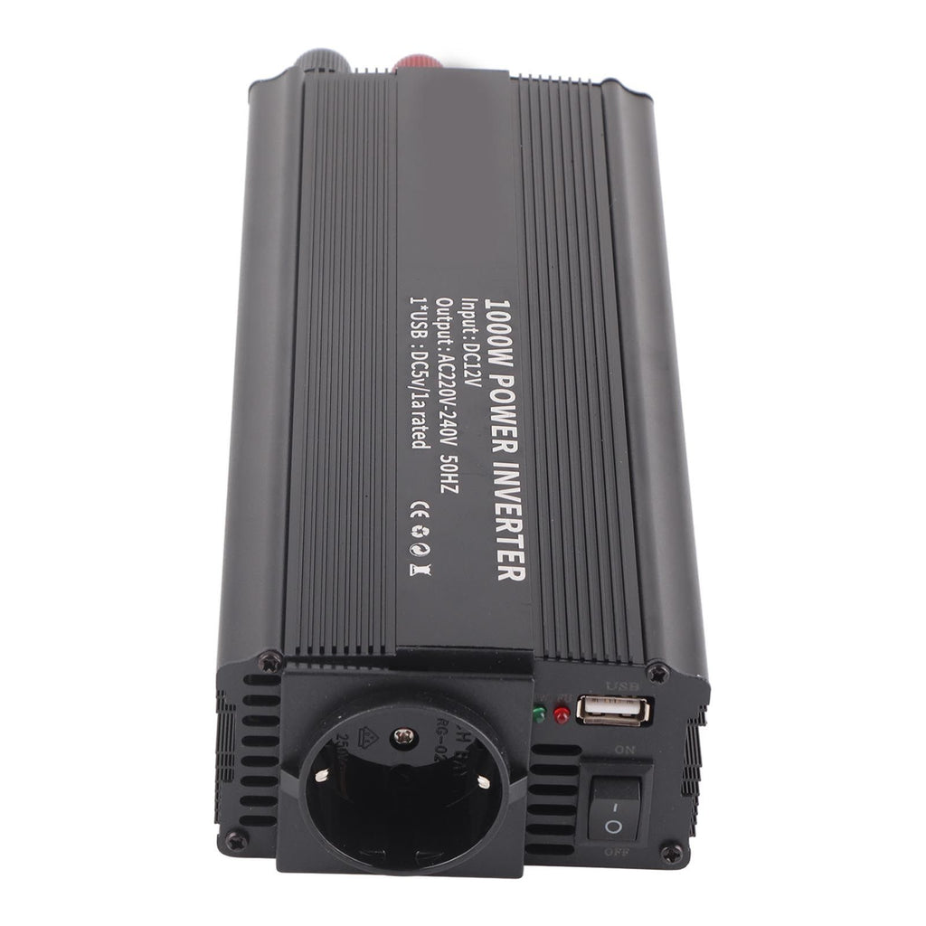 Correction Sine Wave Inverter 12 V Converter 220V 1000W Power Inverter with Solar Panel