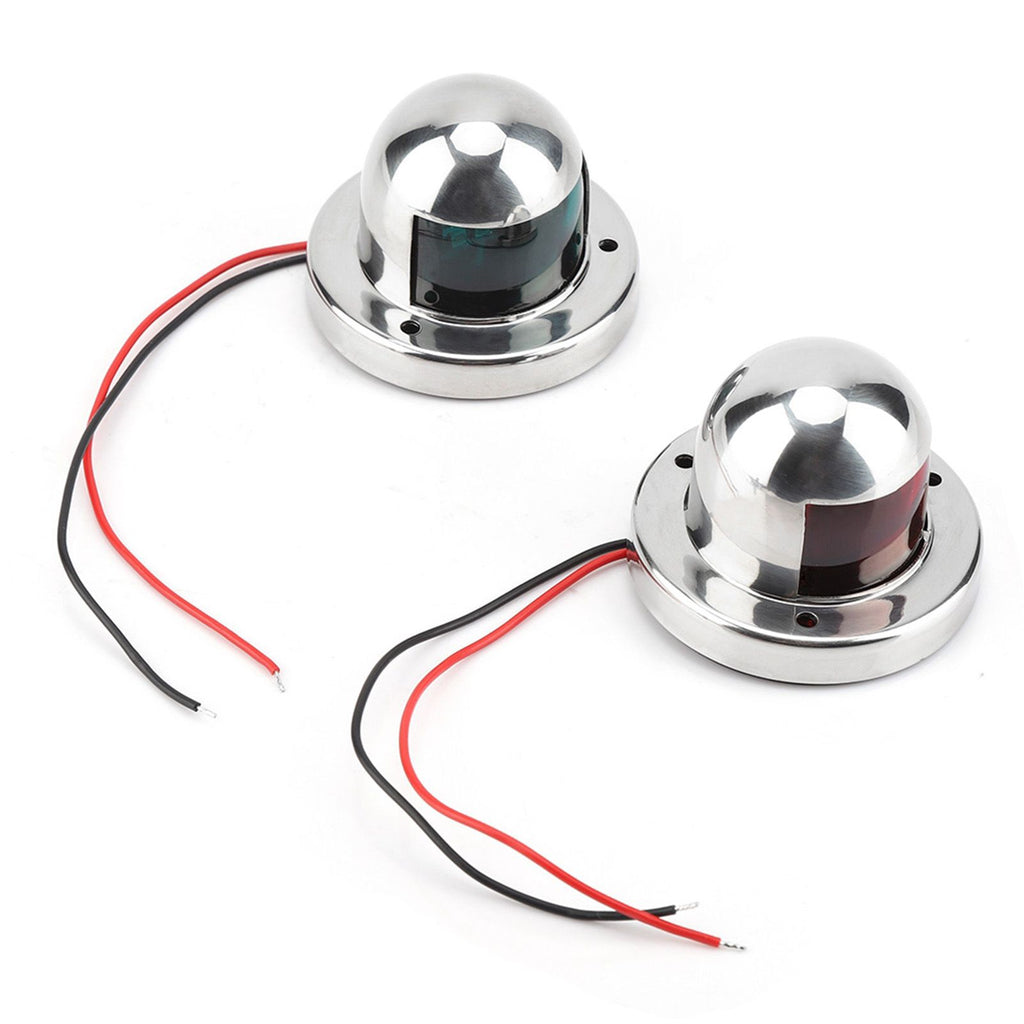 Boat Navigation 12V Marine Yacht Light LED Bow Side Lights Pontoons Sailing Signal Lamp