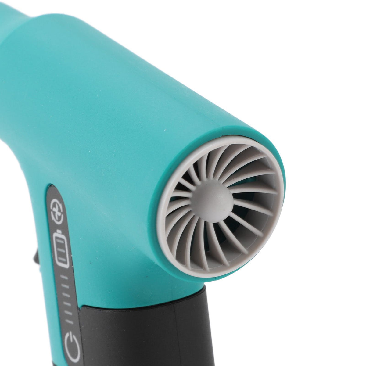 Electric Air Duster Blowing Suctioning Dual Purpose 120000 RPM 3000mAh 3 Gear Adjustable with 2 Nozzles Cordless Air Duster for Computer Car Green