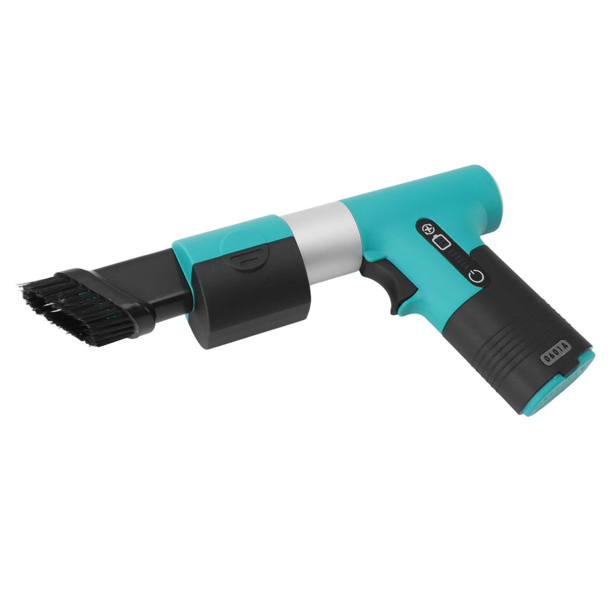 Electric Air Duster Blowing Suctioning Dual Purpose 120000 RPM 3000mAh 3 Gear Adjustable with 2 Nozzles Cordless Air Duster for Computer Car Green