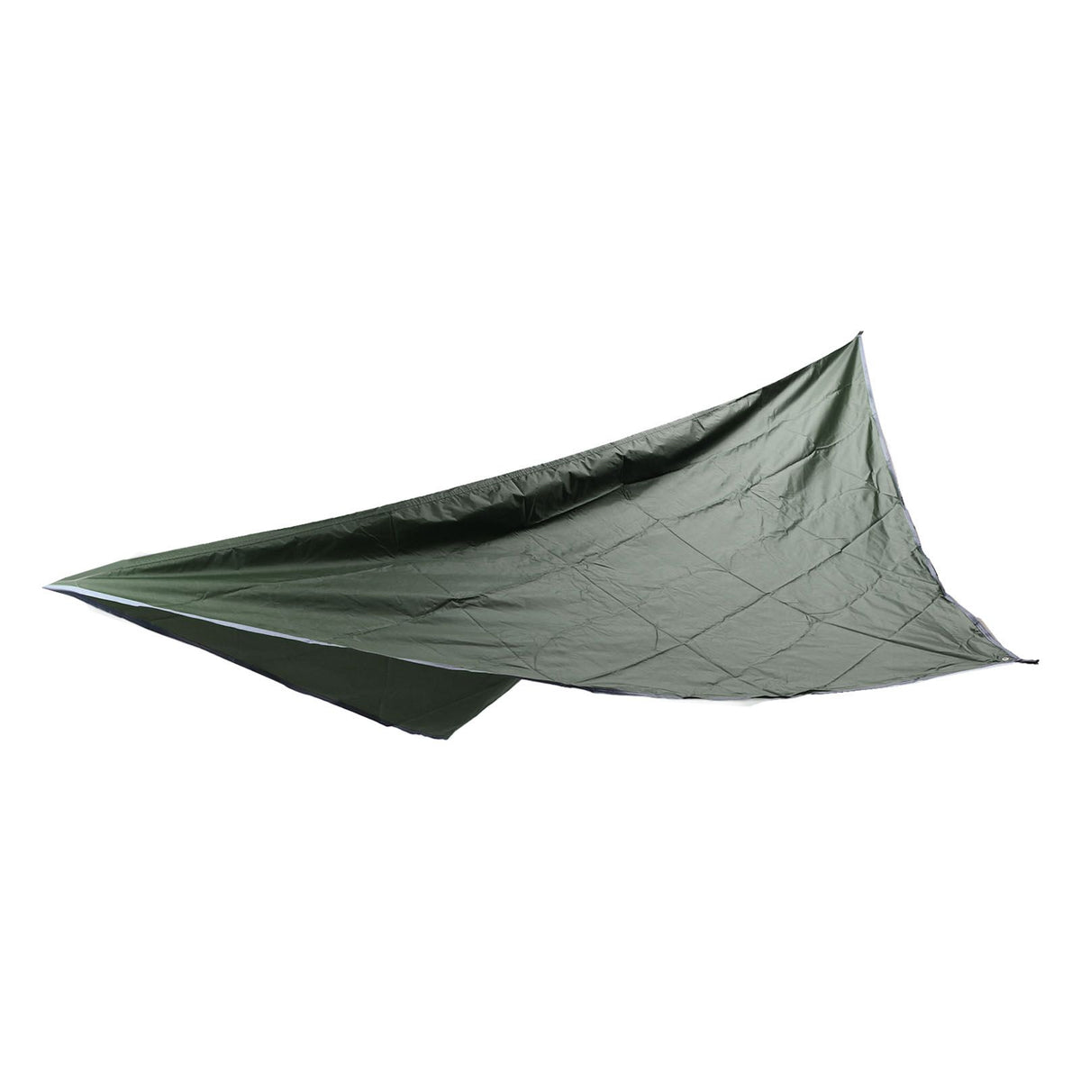Camping Canopy Multifunctional Quadrangle Sunscreen Waterproof Tent Tarp Outdoor Hammock Tent for Camping Outdoor Beach OD Green