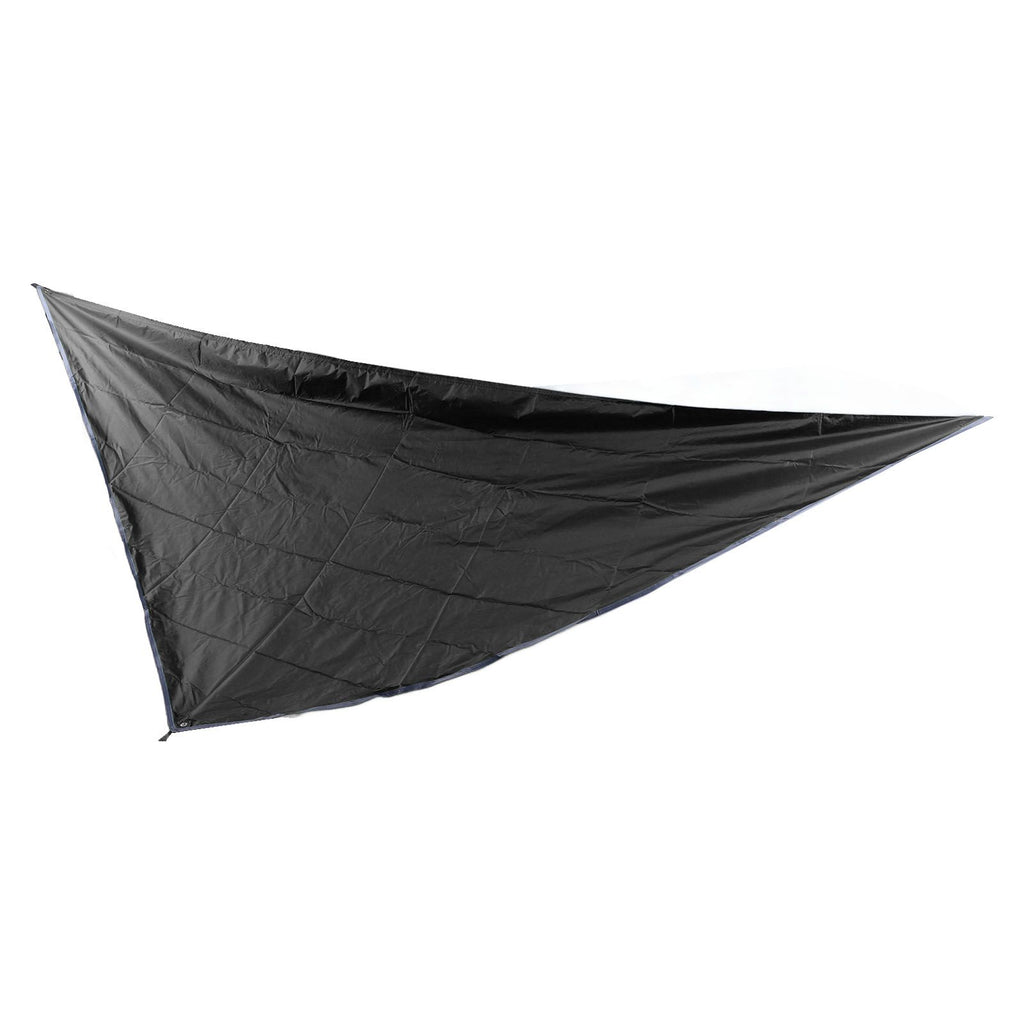 Camping Canopy Multifunctional Quadrangle Sunscreen Waterproof Tent Tarp Outdoor Hammock Tent for Camping Outdoor Beach Black