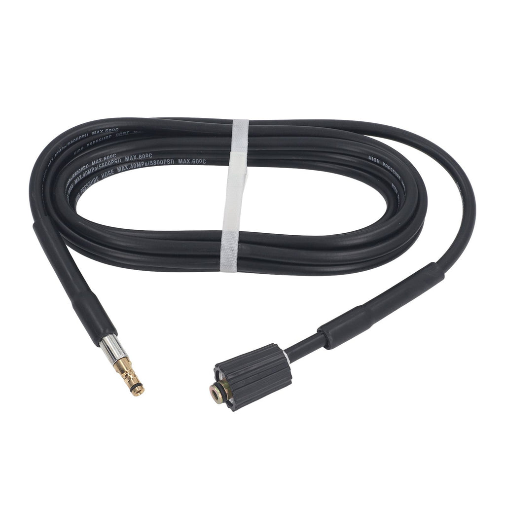 Pressure Washer Hose 5800PSI M22 and Plug Rubber Power Washer Water Hose for Car Home Cleaning 5m/16.4ft