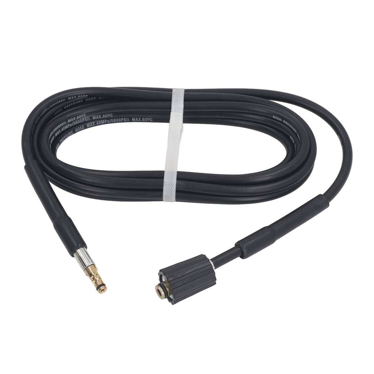 Pressure Washer Hose 5800PSI M22 and Plug Rubber Power Washer Water Hose for Car Home Cleaning 5m/16.4ft
