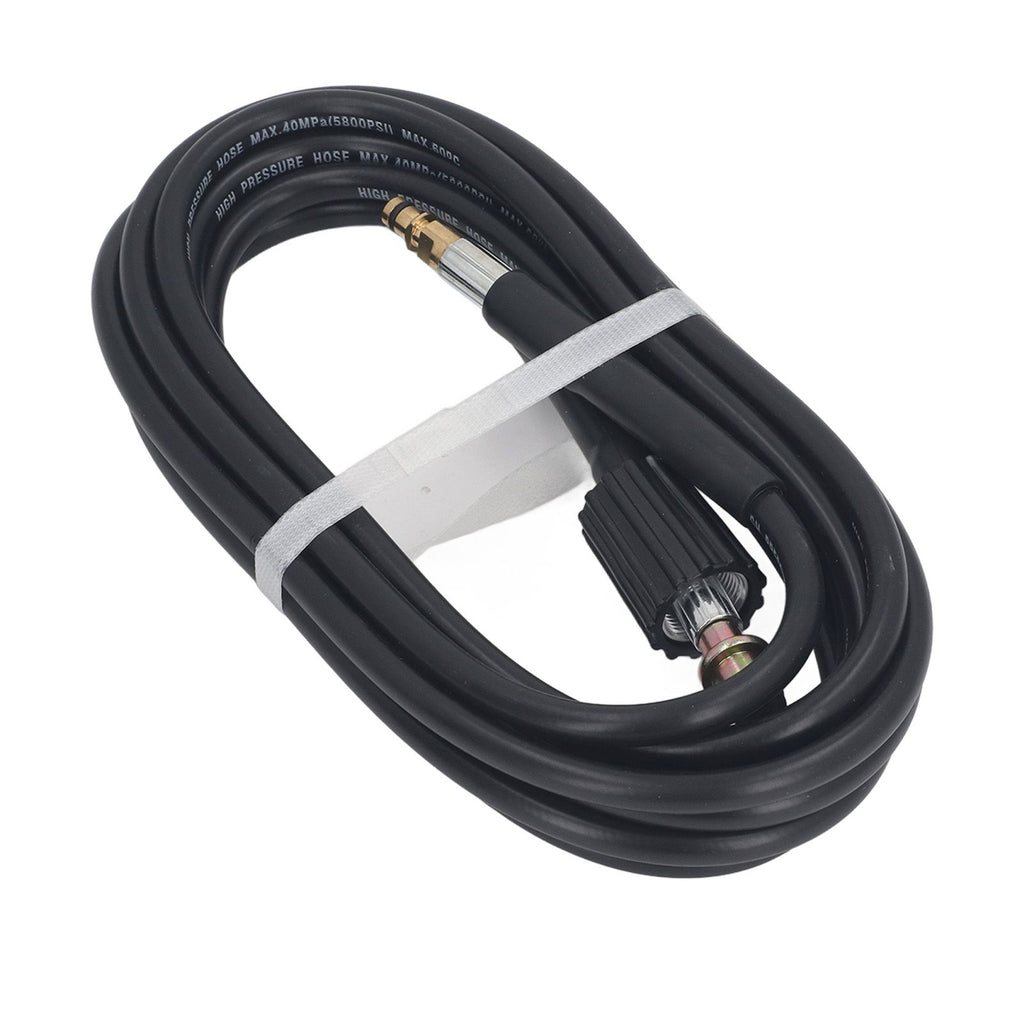 Pressure Washer Hose 5800PSI M22 and Plug Rubber Power Washer Water Hose for Car Home Cleaning 5m/16.4ft