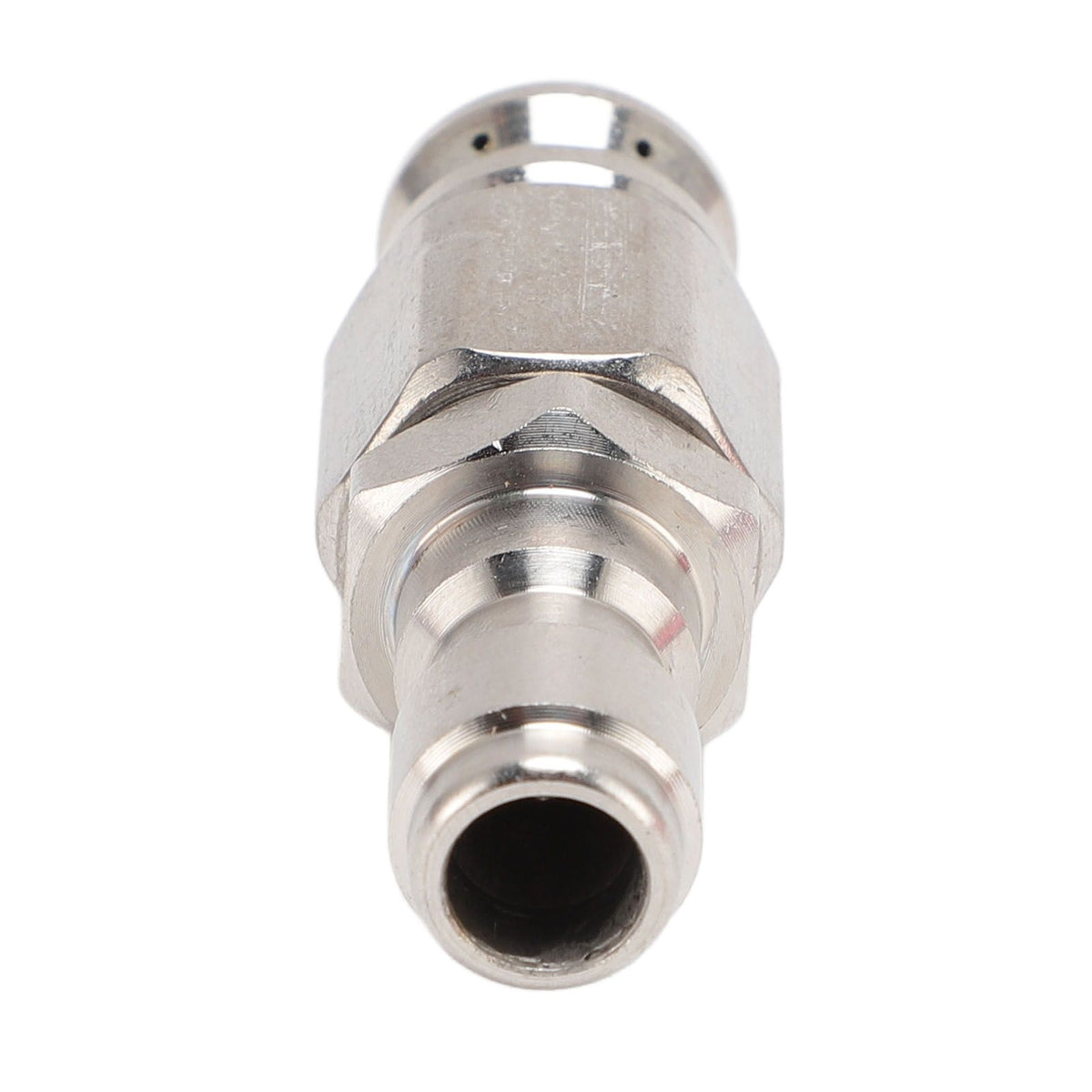 High Pressure Washer Jetter Nozzle Professional Stainless Steel 5000 PSI Sewer Jetter Nozzle with 1/4 Inch Quick Connector