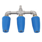 Triple Turbo Nozzle 1/4 Inch Quick Plug 4000PSI Rotating Pressure Washer Nozzle for Garden Car Road Cleaning
