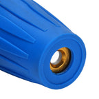 Pressure Washer Double Turbine Nozzle 1/4 Inch Stainless Steel 4000psi Double Rotating Turbo Nozzle for Garden Cars Cleaning Blue