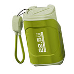 10000mAh Power Bank with AC Wall Plug and Cable 22.5W Fast Charge Compact Travel Portable Charger for Android for IOS Olive Green