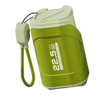 10000mAh Power Bank with AC Wall Plug and Cable 22.5W Fast Charge Compact Travel Portable Charger for Android for IOS Olive Green