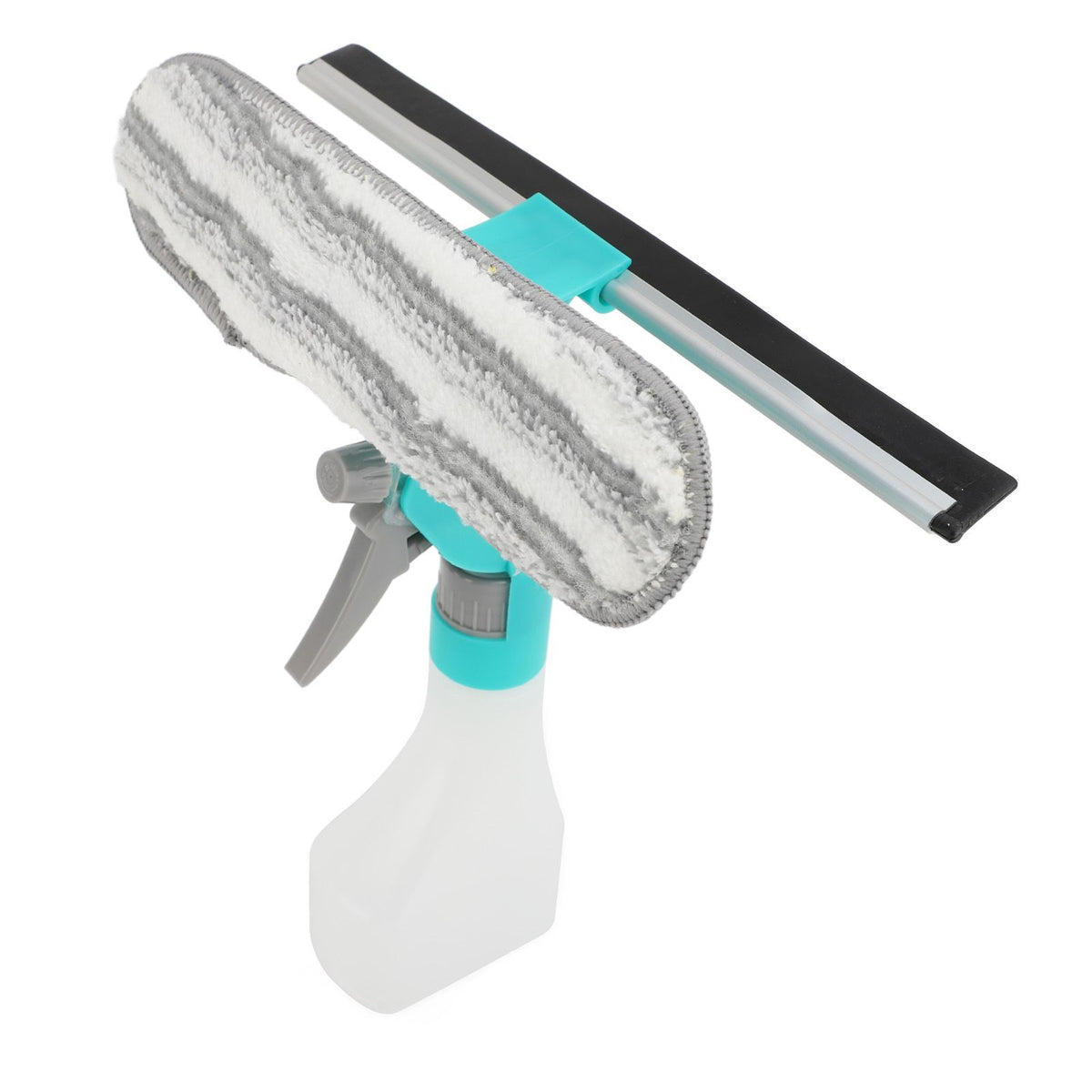 Scrub Pad Spray Window Cleaning Tool 4 in 1 Compact Multifunction Window Cleaner for Home