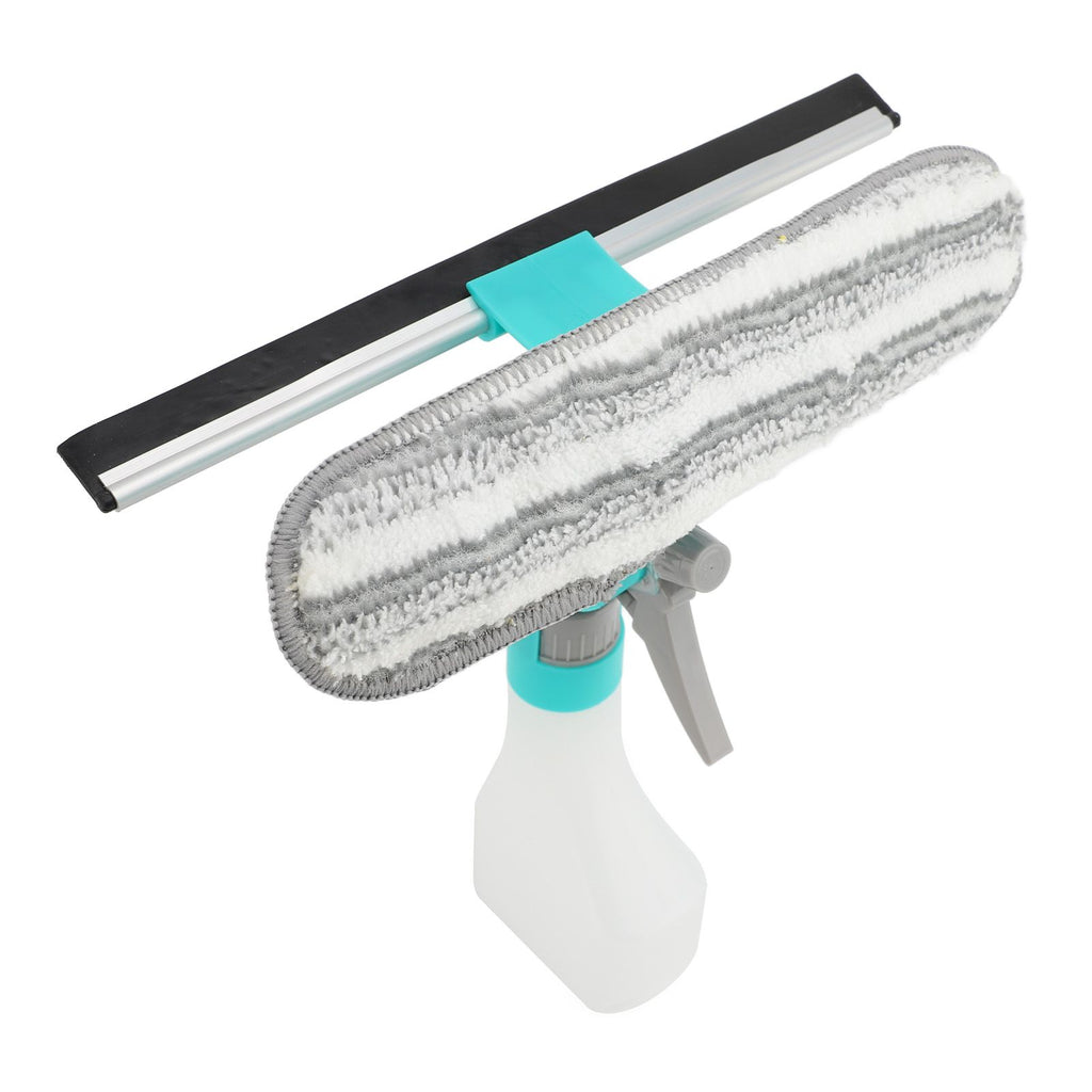 Scrub Pad Spray Window Cleaning Tool 4 in 1 Compact Multifunction Window Cleaner for Home