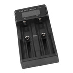 Battery Charger 2 Bay LCD Display Multiple Guard USB Charging Smart Battery Charger for 3.7V Lithium Battery 1.2V Ni MH Ni Cd Battery