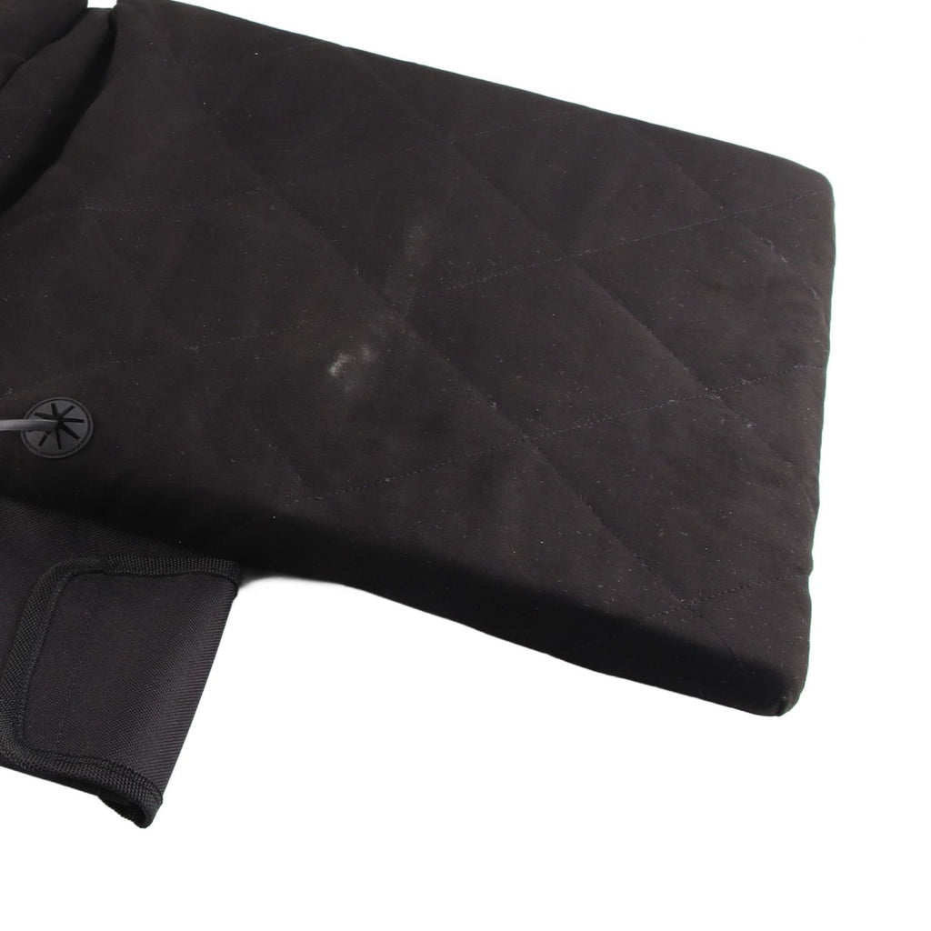 Electric Heating Seat Cushion Foldable Stadium Seats Heated Cover Pads with Backrest for Camping Fishing Hunting Black