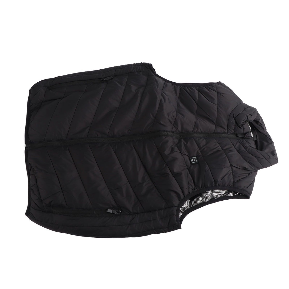 Heated Jacket Unisex 3 Gears Four Zones Heating Polyester Fiber Electric Thermal Vest for Outdoor Winter XL