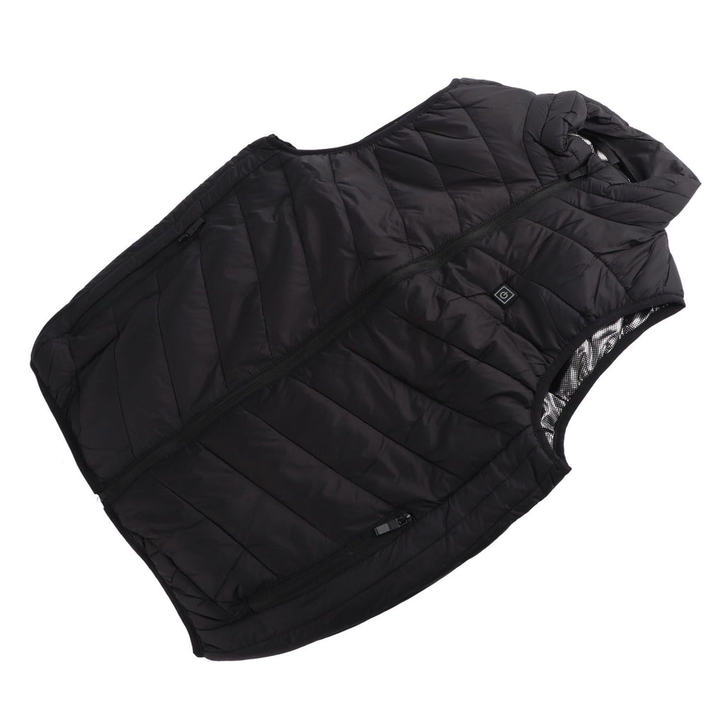 Heated Jacket Unisex 3 Gears Four Zones Heating Polyester Fiber Electric Thermal Vest for Outdoor Winter XL