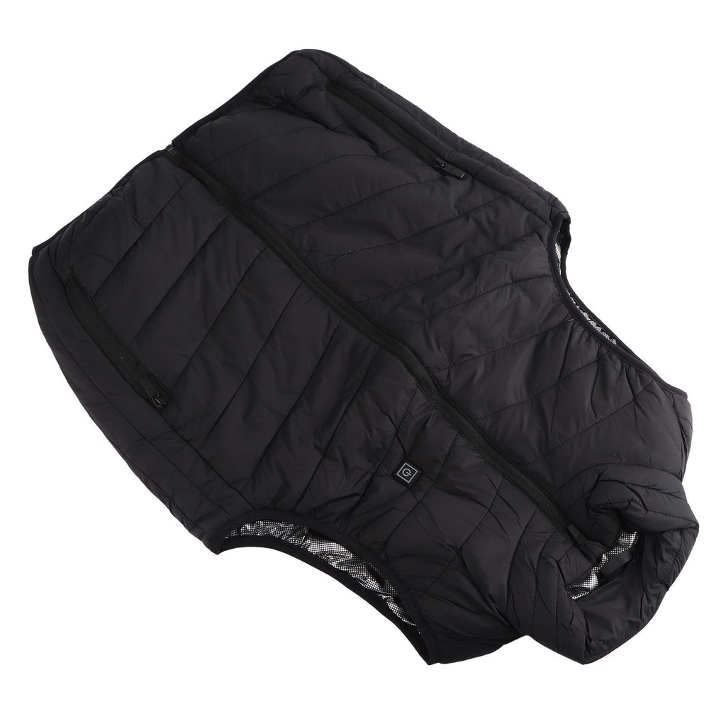 Heated Jacket Unisex 3 Gears Four Zones Heating Polyester Fiber Electric Thermal Vest for Outdoor Winter XL
