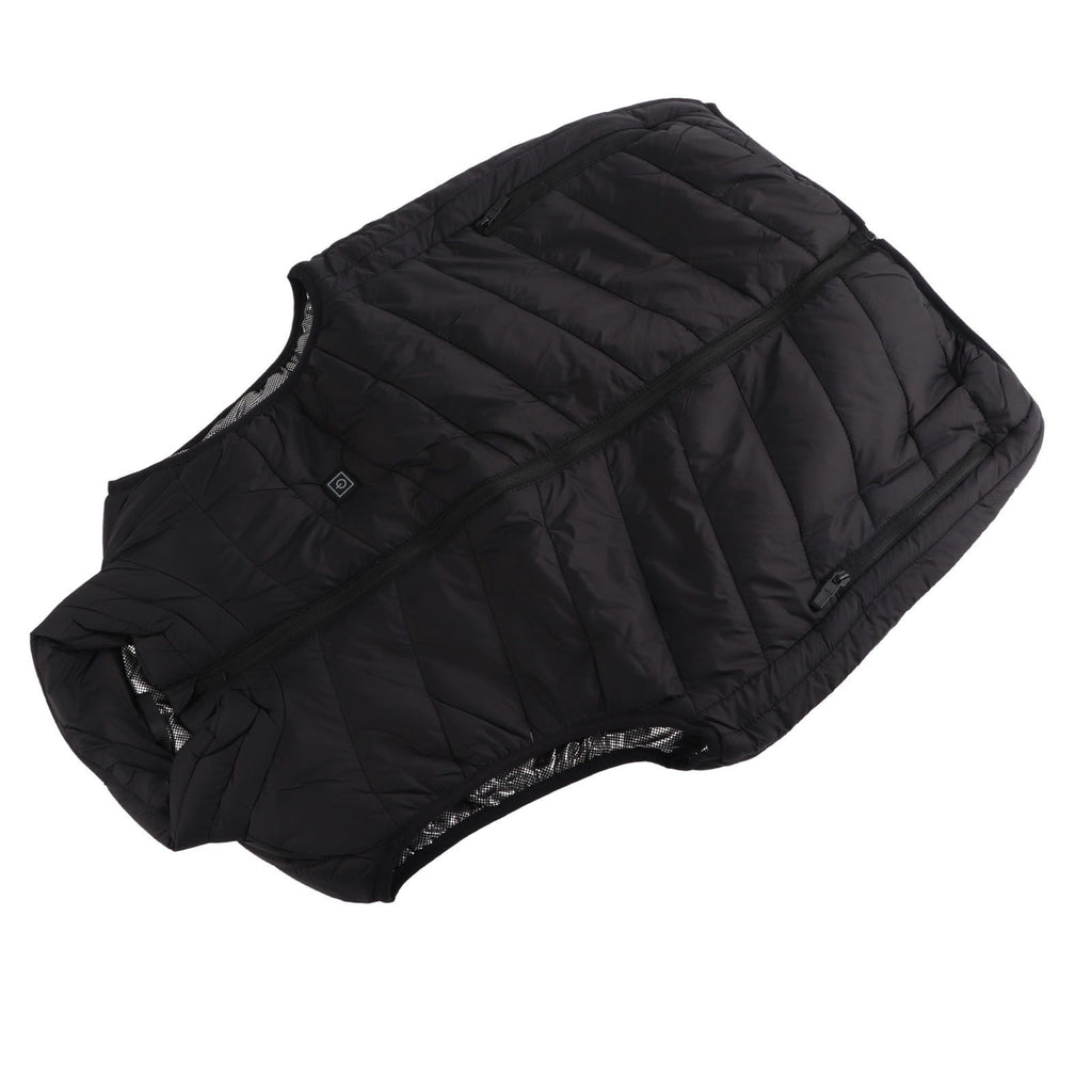 Heated Jacket Unisex 3 Gears Four Zones Heating Polyester Fiber Electric Thermal Vest for Outdoor Winter XL